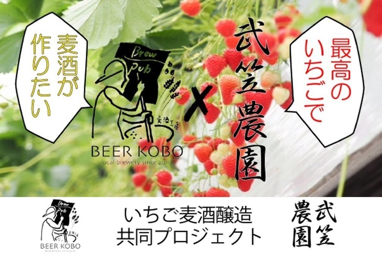 【支援者求む！】クラウドファンディング　 〜家飲みに潤いを〜 醸造家20人で開発　いちごビールをお届け